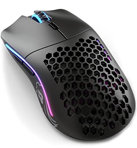 Glorious Gaming - Model O Wireless Gaming Mouse - RGB Mouse with Lights 69 g Superlight Mouse Honeycomb Mouse