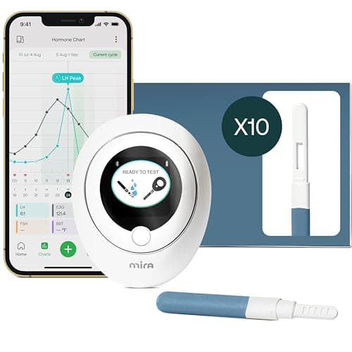 Mira Fertility Plus Tracking Monitor Kit with 10 Estrogen + LH ...