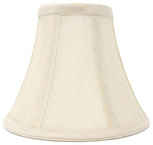 Urbanest Silk Bell Chandelier Lamp Shade, 3x6x5", Cream, Set of 2 ...