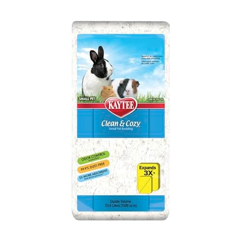 Kaytee Clean and Cozy Small Pet Bedding - 1500 cu in - White