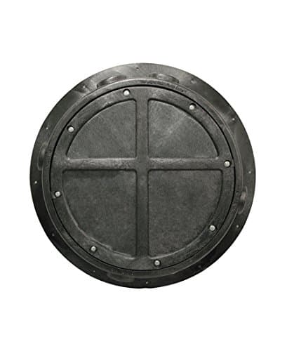 Jackel Original Radon/Sump Dome (Model: SMR16101-CV) - Black, Stainless Steel, Submersible Sump Cover - Universal Fit, Easy to Install