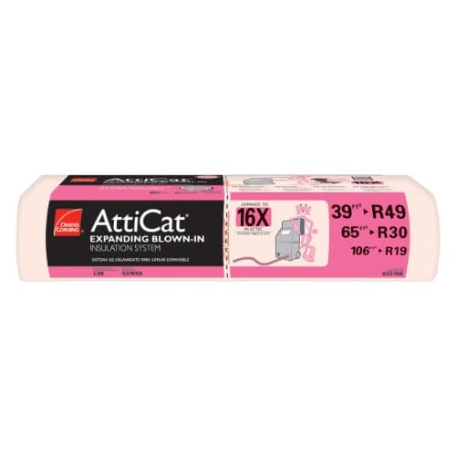 Owens Corning AttiCat Fiberglass Expanding Blown-in Insulation System ...