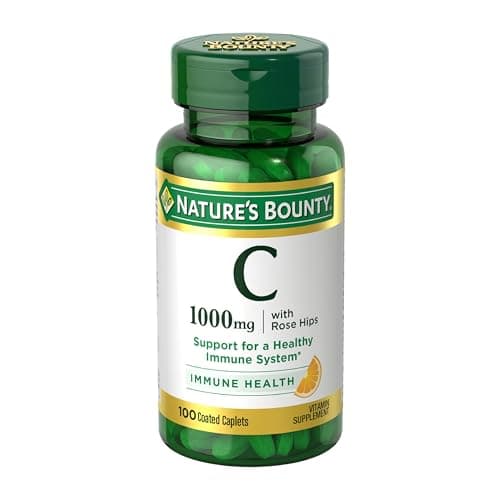 NATURE'S BOUNTY Vitamin C With Rose Hips, 1500 mg, Extended Release, Helps Maintain Immune Function, Coated Tablets, 192.7 g
