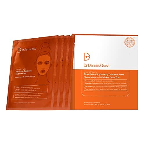 Dr. Dennis Gross C+Collagen Biocellulose Brightening Treatment Mask, 1 ...
