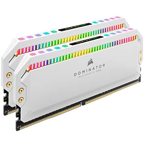 CORSAIR Dominator Platinum RGB 32GB (2x16GB) DDR4 3600 (PC4-28800) C18 1.35V AMD Optimized Memory- Black