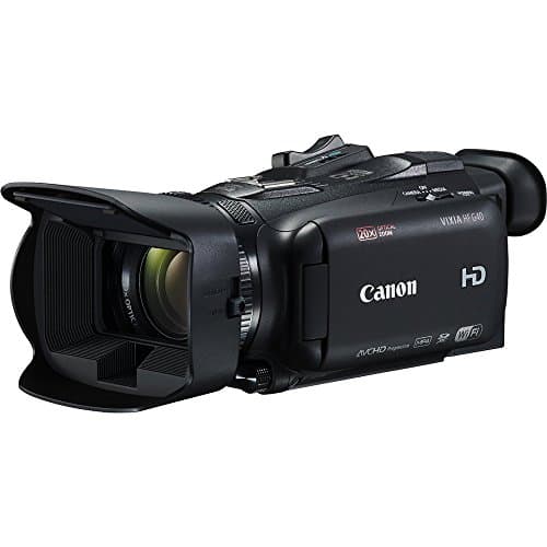 Canon VIXIA HF G60 UHD 4K Camcorder PRO Bundle, Includes: 128GB SDXC Memory Card, LED Light, Spare Battery, 58mm Telephoto & Wide Angle Lenses, Camcorder Bag and More.