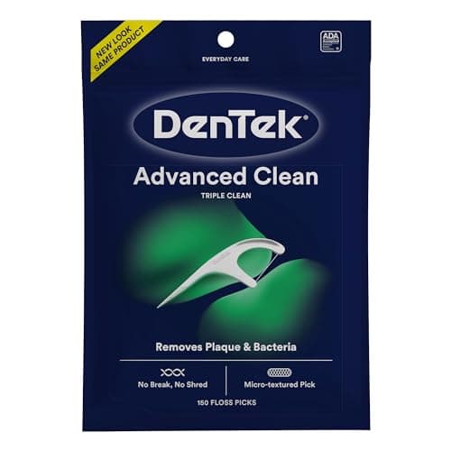 Floss Picks Triple Cln Dentek 150 (Pack of 5)