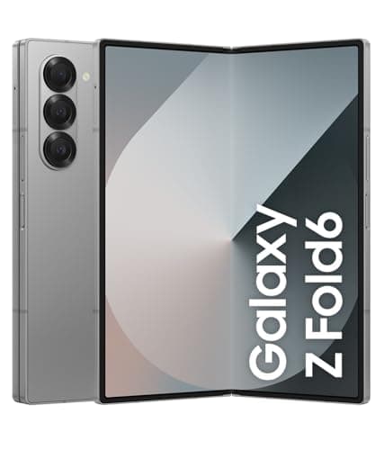 Samsung Galaxy Z Fold6, AI Smartphone, Android Smartphone, 256GB Storage, AI Zoom, Live Translate, Multi-Tasking, S Pen, Long Battery Life - Silver Shadow (USD Version & Warranty)