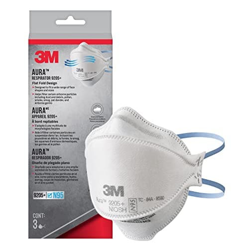 Masque respiratoire à particules 3M 9205+ Aura N95