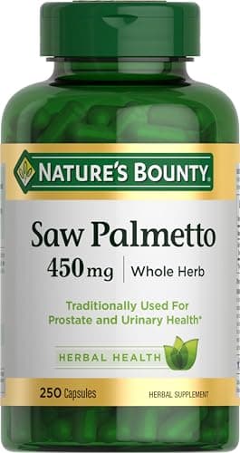 Nature’s Bounty Saw Palmetto 450mg 250 Capsules