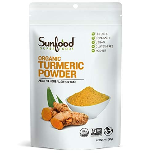 Amazon.com: Sunfood Organic Turmeric Powder - Turmeric Powder ...