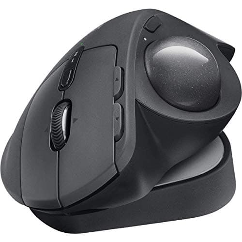 Logitech MX ERGO Plus Wireless Trackball Mouse Black