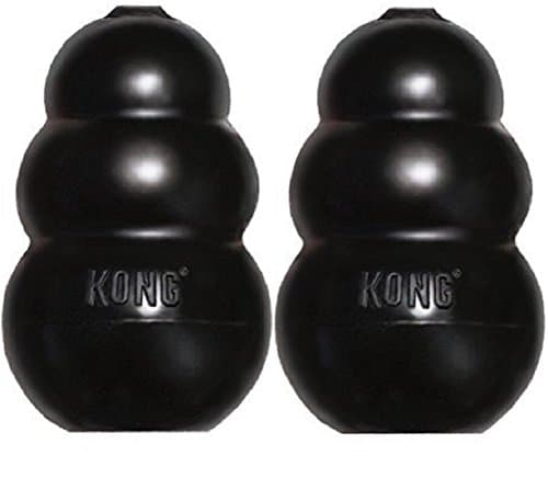 KONG Extreme Dog Toy - Toughest Natural Rubber, Black -Fun to Chew, Chase & Fetch- For XXL Dogs