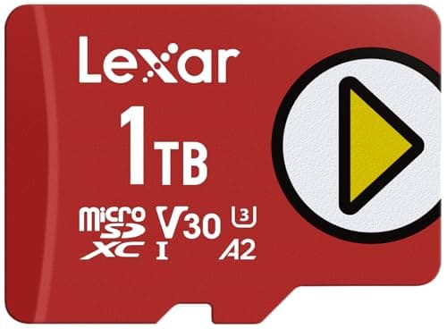 Lexar Play 1TB microSDXC UHS-I-Card, Up to 150MB/s Read, Compatible-with Nintendo-Switch, Portable Gaming Devices, Smartphones and Tablets (LMSPLAY001T-BNNNU)