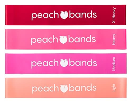 Peach Bands Hip Band Set - Fabric Booty Resistance Bands for Leg and Butt Workouts