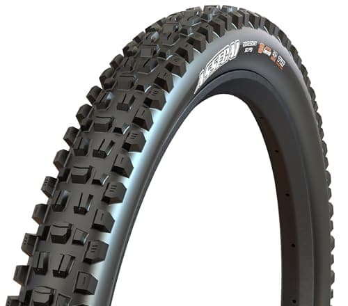 Maxxis Assegai Bicycle Tyre with Folding Bead 29x2.50 Wide Trail / 3C MaxxGrip/EXO+ / Tubeless Ready, Black