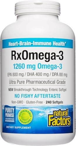 Natural Factors - RxOmega-3 Extra Strength 600mg, 150 Softgels