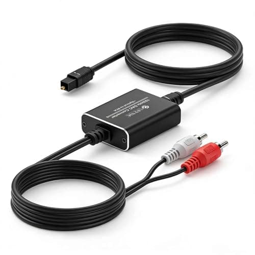 eSynic Digital to Analog Audio Converter 3 Port DAC Decoder Optical SP ...
