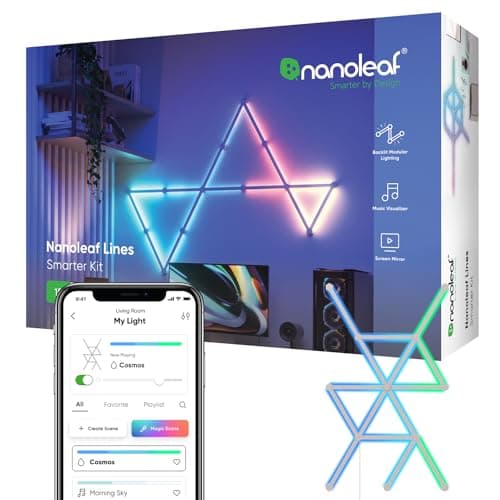 Nanoleaf Lines Starter Kit (9 Light Bars) - Smart & Secure Centre