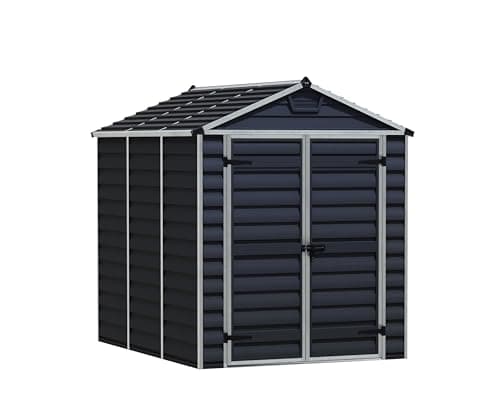 Canopia by Palram | SkyLight 8' x 12' Storage Shed - Tan — Garage ...