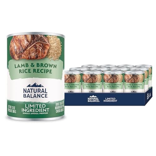 Formule de nourriture humide pour chiens Natural Balance Limited Ingredient Diets agneau et riz brun