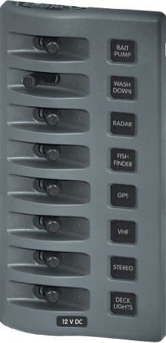 Blue Sea Systems WeatherDeck 12V DC Waterproof Switch Panel - 6 Position