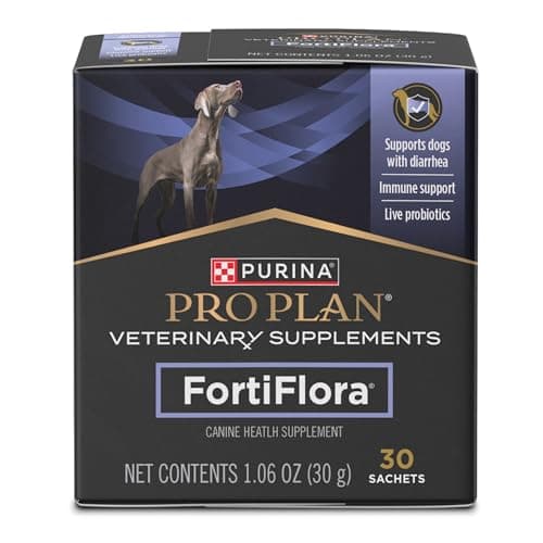 Purina Pro Plan Veterinary Supplements Fortiflora Powdered Dog Probiotics - 30 g sachets (Pack of 30)