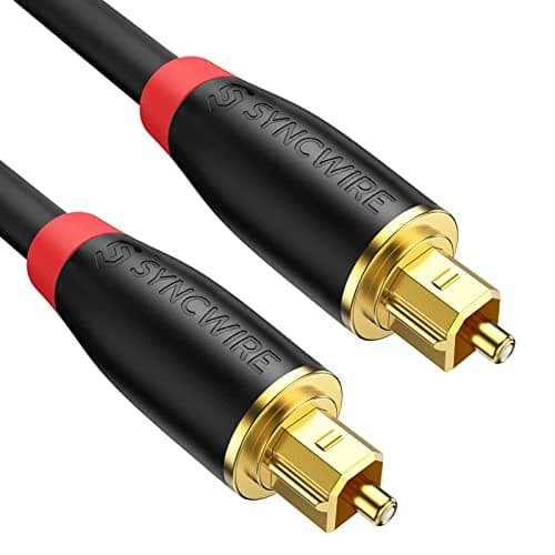 Câble audio optique FosPower 24K Gold Plated Toslink