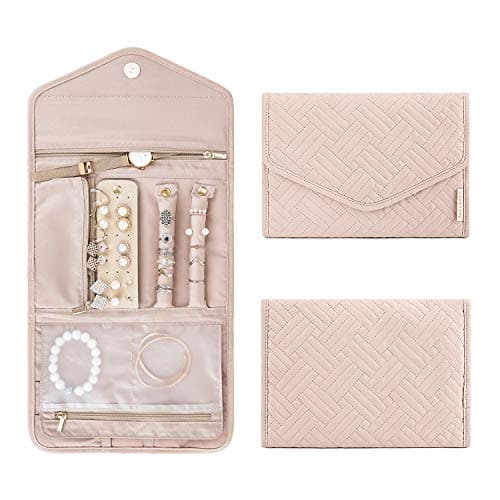 Amazon.com: BAGSMART Jewelry Organizer Roll Case for Travel - Foldable ...