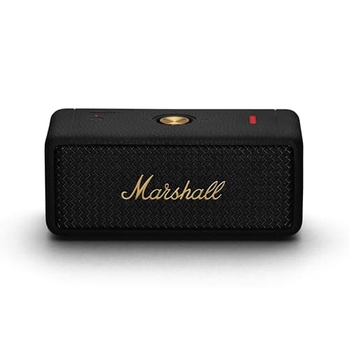 Marshall Emberton II Portable Bluetooth Speaker - Black & Brass