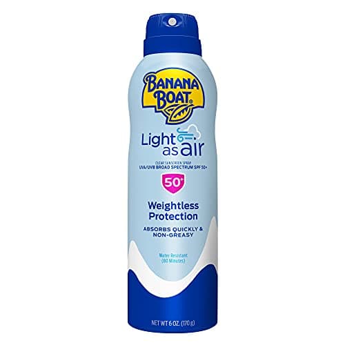 Banana Boat ligero como el aire spray solar SPF 50+