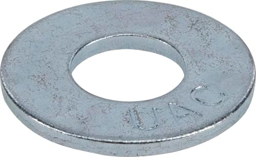 Hillman Flat Washers, USS Washers, #8, Zinc Plated, Steel, Pack of 45 ...