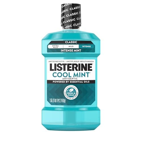 Listerine enjuague bucal antiséptico menta fresca