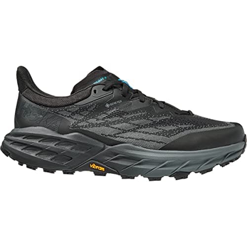 Hoka Speedgoat 5 GTX Womens Trail Running Shoes (Deep Teal/Black) at ...