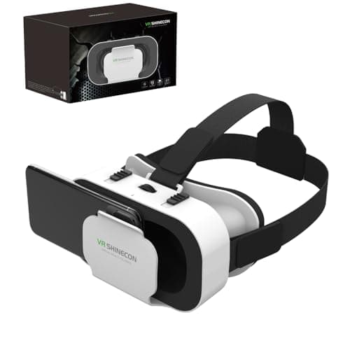 VR SHINECON VR Headset Compatible with iPhone & Android Phone Virtual Reality Goggles VR Glasses