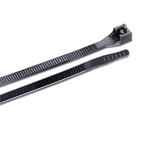 Gardner Bender 46-104UVB 4-Inch Heavy Duty UV Resistant Cable Ties, 100-Pack (Black)