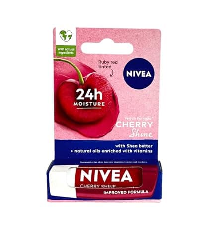 Nivea A Kiss of Cherry Fruit Lip Care 0.17 Ounce
