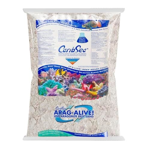 CaribSea Arag-Alive Special Grade Reef Sand, 20-Pound
