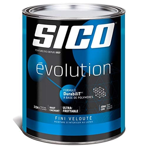 Sico Evolution Paint and Primer in One - 3.78 gal - Eggshell - Pure White