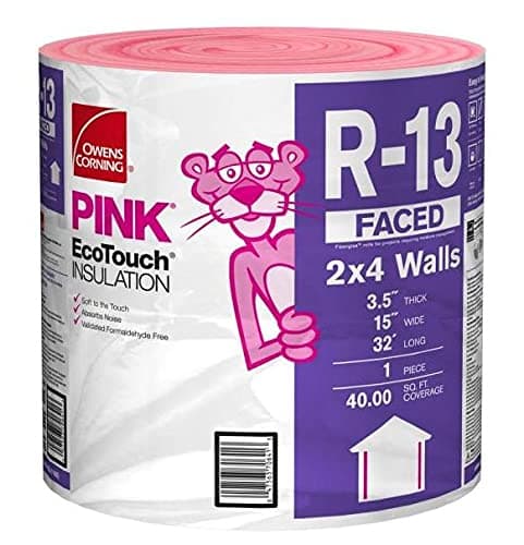 R-22 EcoTouch PINK FIBERGLAS Insulation - 15-inch x 47-inch x 5.5-inch ...