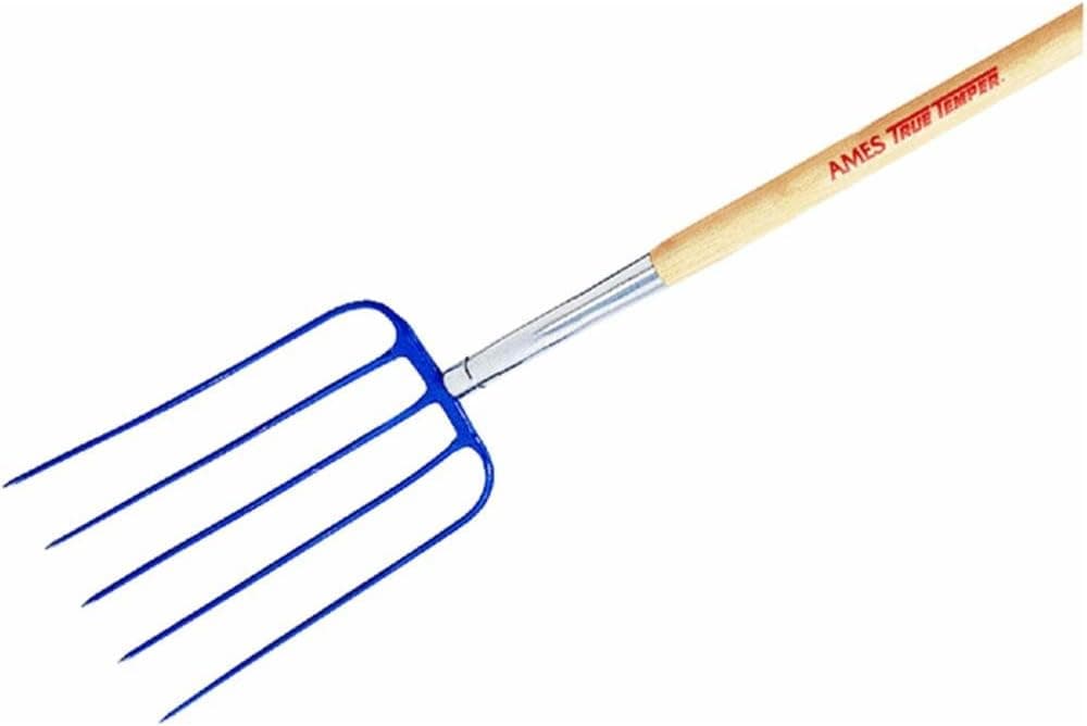 Amazon.com : True Temper 1823300 5-Tine Manure Fork : Garden Forks ...