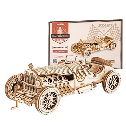 ROKR 3D Wooden Puzzles Model Building kits Mechanical Music Box Kits Creative Gift for Kids on Birthday/Christmas Day
