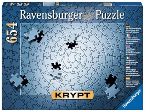 Ravensburger - KRYPT Silver Spiral Puzzle 654 pieces