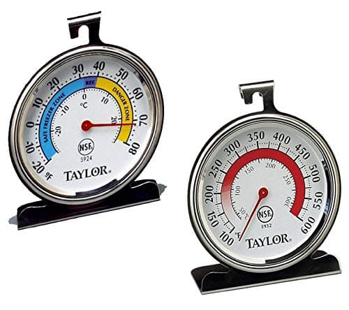 Taylor Precision Products Classic Series Large Dial Thermometer 2 Pack ...
