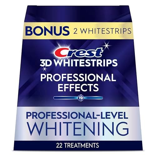 Crest 3D Whitestrips Professional White Teeth Whitening Kit 40 Strips ...