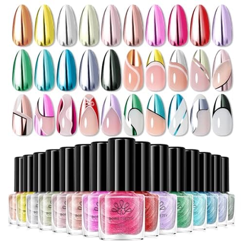 Born Pretty Cat Magnetic Gel Nail Polish Moonlight Glitter Gel Nail Polish White Auroras Iridescent Gel Polish Nail Art Vanish 15ML