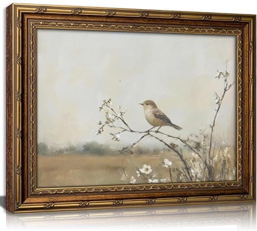 Amazon.com: GREATBIGCANVAS Robin Sketch II Canvas Wall Art Print ...