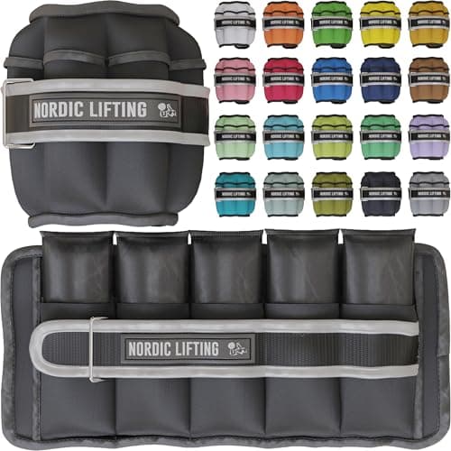 Pesas ajustables para tobillo/muñeca de Nordic Lifting