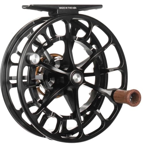 ROSS REELS Evolution LTX 7-8wt Black Fly Fishing Reel | Durable Lightweight Aluminum Large Arbor Reel for Trout, Redfish, Bonefish, Snook Fishing