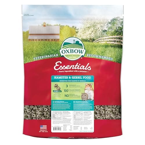 OXBOW 1022090100 Essentials Hamster/Gerbil Food 1-Pound Bag